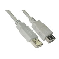 Nanocable USB Type A Female to Type A Male Extension Cable 1m