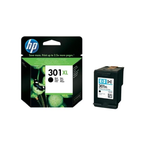 HP 301XL High-Capacity Black Ink Cartridge for Quality Printing