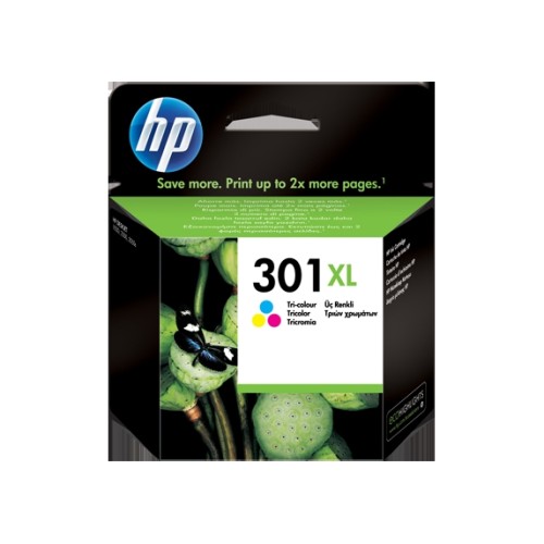 HP 301XL Tri-Color Ink Cartridge High Capacity