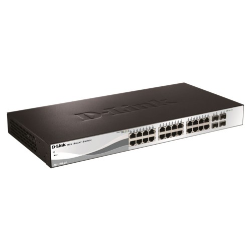 D-Link 28-Port 10/100/1Gbit Switch with 4 Gbit SFP