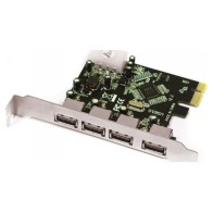 Adaptador PCI-E 4 P. USB 3.0 Approx