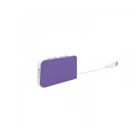 4-Port USB Travel Hub Purple Approx