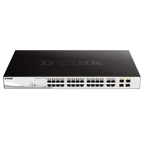 D-Link Switch 24 Ports 10/100/1Gbit + 4 Combo 1000BaseT/SFP PoE+