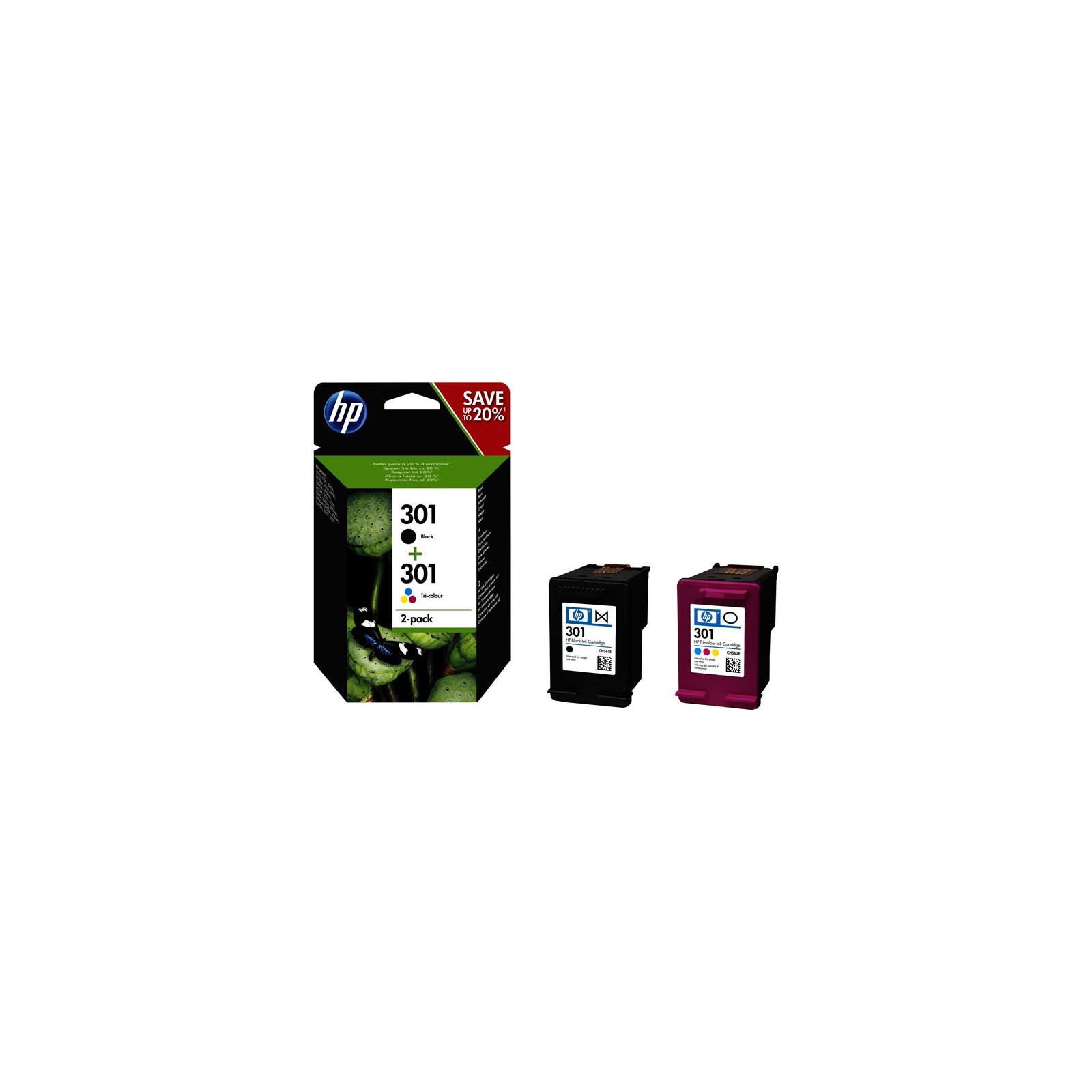 HP 301 Multipack Ink Cartridges - High Quality Printing