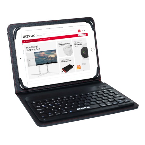 Approx Bluetooth Keyboard Case for 9.7 to 10.1 Tablet