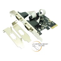 PCI-E Adapter with 2 Serial Ports Approx