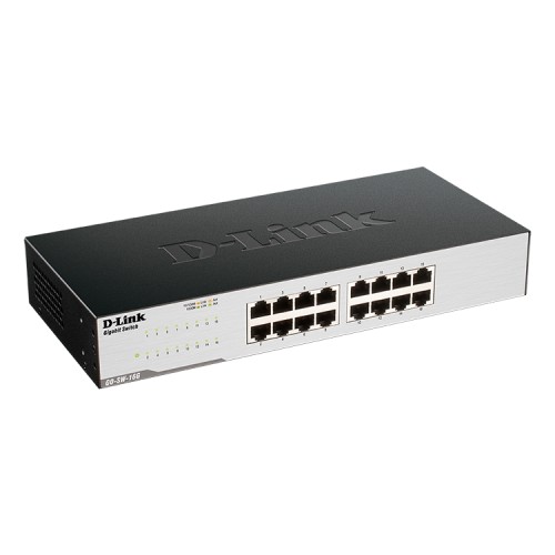 D-Link 16-Port 10/100/1Gbps Switch