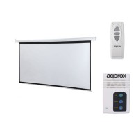 Approx Electric Wall Projection Screen 16:9 with Remote Control