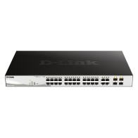 Switch D-link 28 Puertos PoE con Puertos Combo