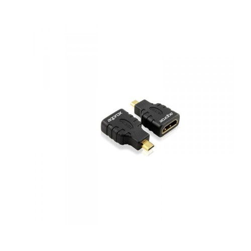 Adaptador HDMI a Micro HDMI Approx con Conectores Chapados en Oro