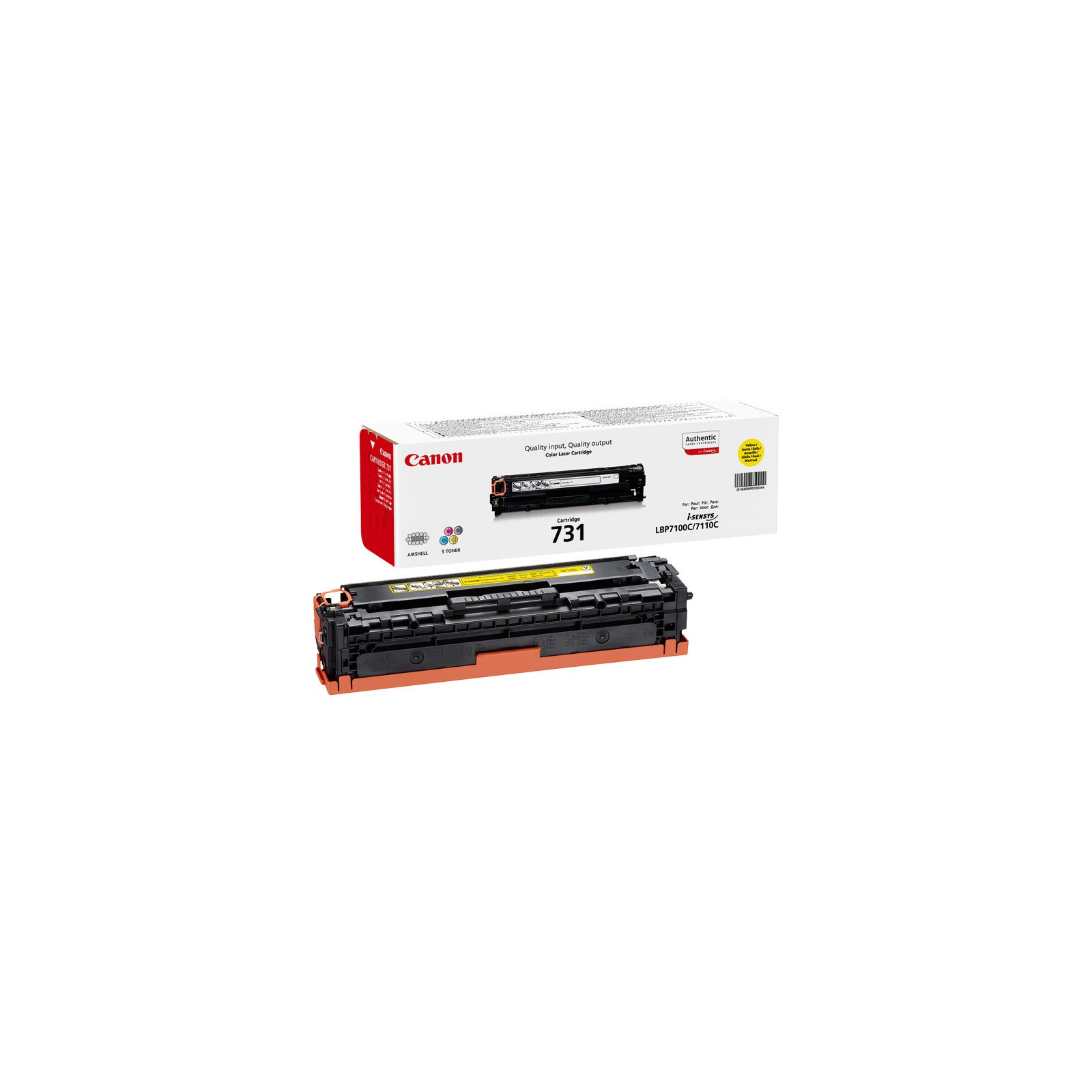 Canon Yellow Toner Lbp7100cn/7110cw/mf628cw/mf8230cn/mf8280cw