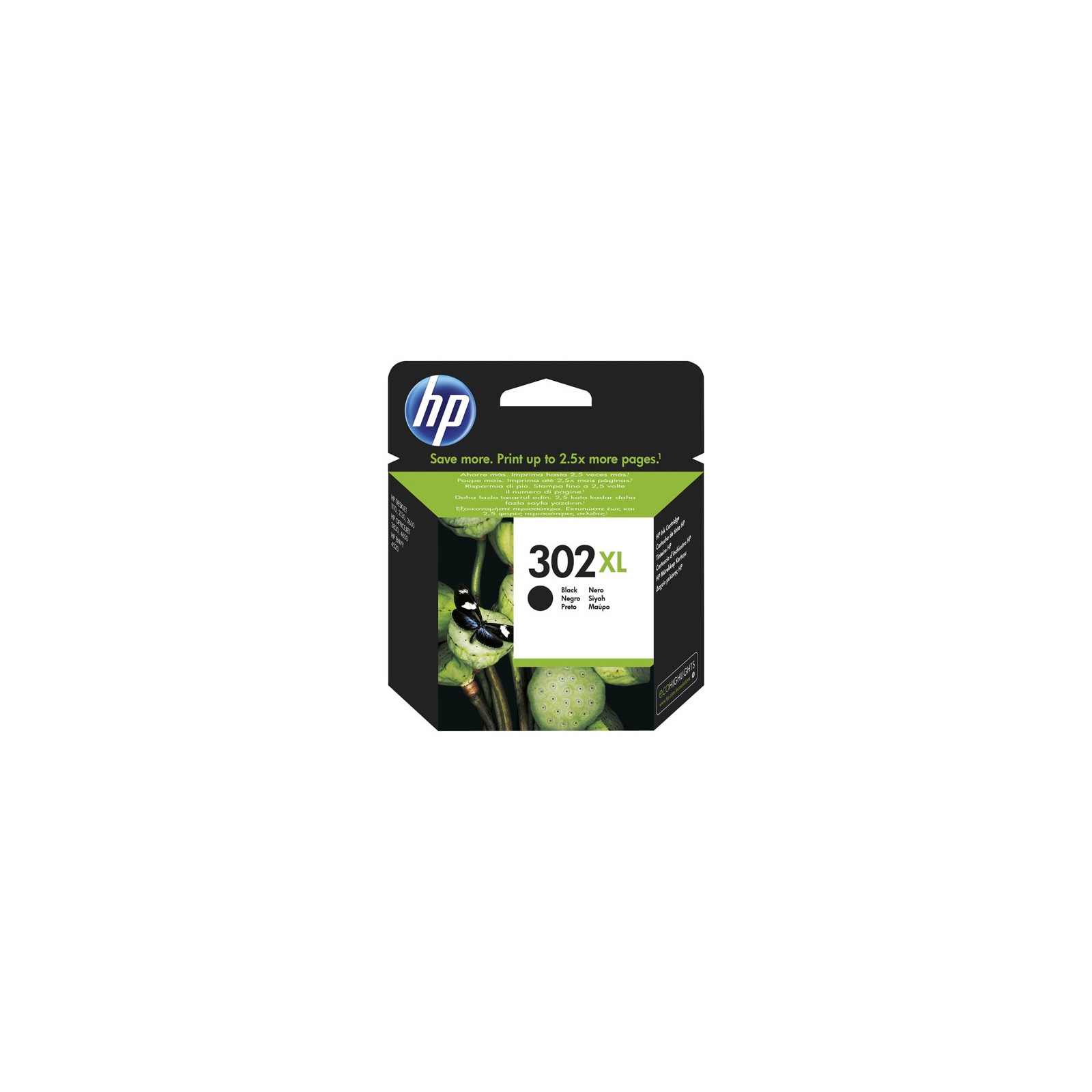 Cartucho de Tinta Negro HP 302 XL