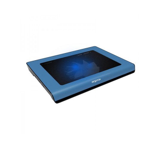 Laptop Cooler Pad 14'' 2 Leds Azul Approx