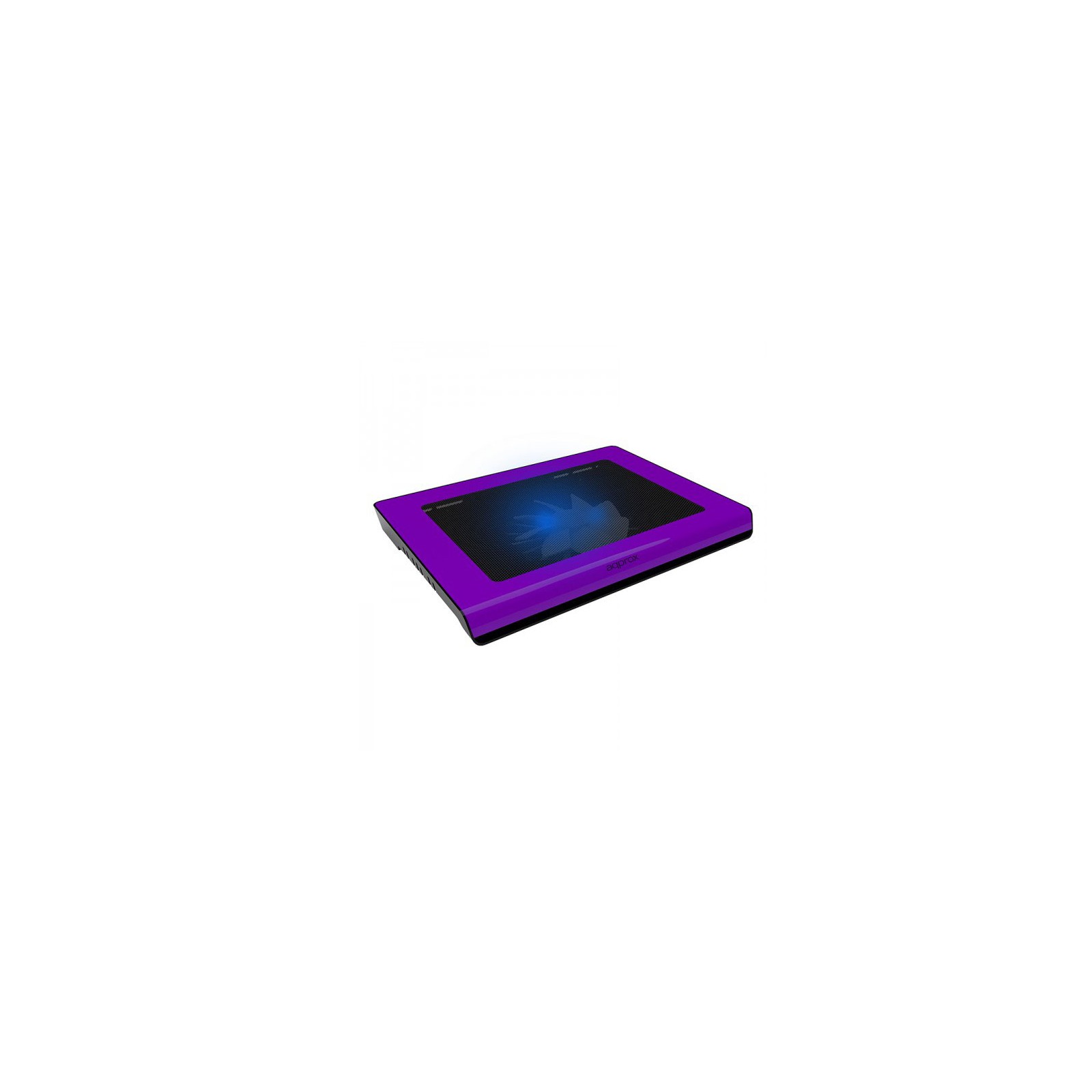 14 Inch Laptop Cooler Pad with 2 LEDs Purple Approx