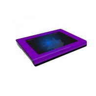 14 Inch Laptop Cooler Pad with 2 LEDs Purple Approx