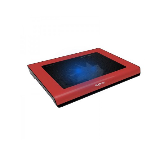 Base Refrigerante para Laptop de 14 pulgadas 2 LEDs Rojo Approx