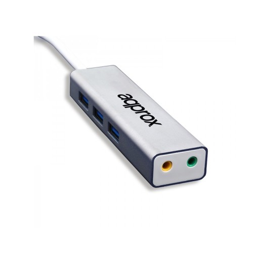 Approx USB Sound Card 5.1 + USB 3.0 Hub