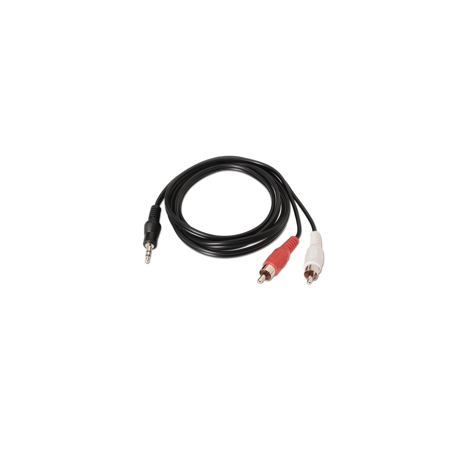 Cable de Audio Estéreo 3.5 a Dual RCA 1.5m Nanocable