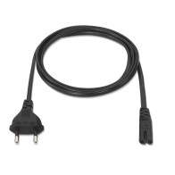 Cable Alimentación Forma 8 CEE 7/16/M-C7/H Negro Nanocable