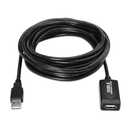 Cable Extension Usb 2.0 Tipo A/m-a/h 5m Negro Nanocable