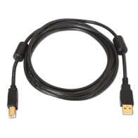 Cable USB 2.0 Impresora Tipo A/M-B/M 2M Negro Nanocable