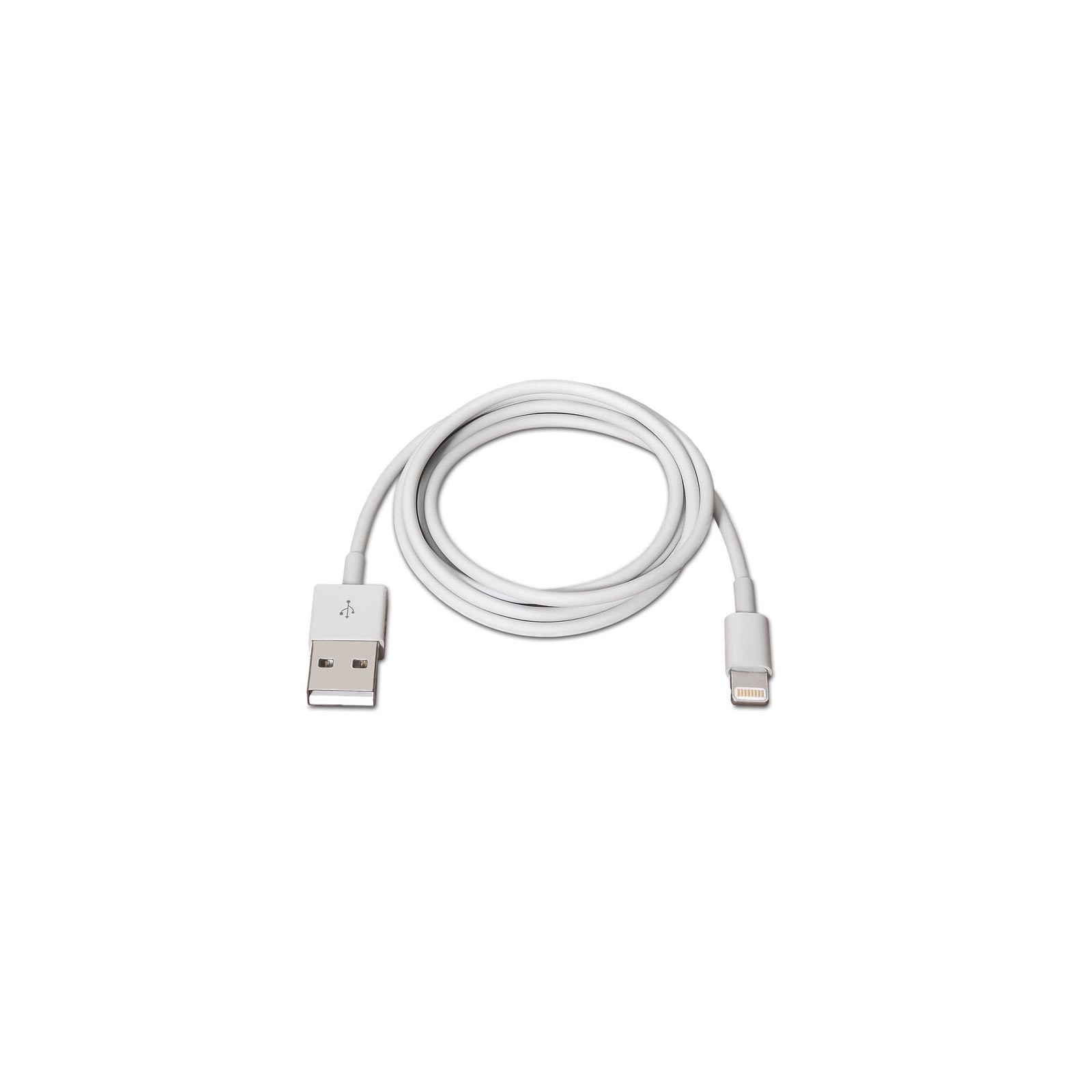 Cable Datos/Cargador USB Lightning 1m Blanco Nanocable