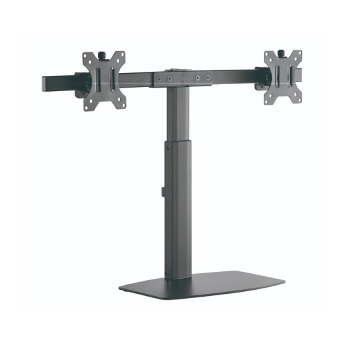 Desk Stand for 2 Monitors 17-27 Black Tooq