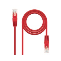 Cable De Red Latiguillo RJ45 UTP Cat6 AWG24 0.5 M Rojo Nanocable