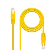 Cable de Red RJ45 UTP Cat6 0.5m Amarillo