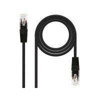 0.5m Black RJ45 UTP Cat6 Cable Nanocable