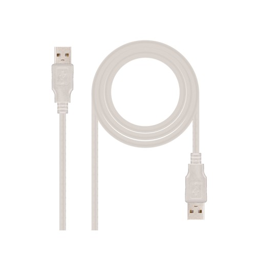 Nanocable USB 2.0 Type-A Male to Type-A Male Extension Cable 1.0M