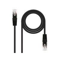 Cable De Red Latiguillo RJ45 Cat.5e UTP AWG24 3M Negro Nanocable