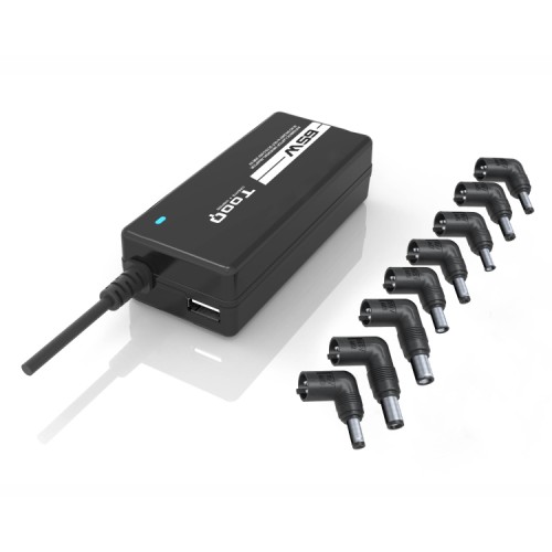 Cargador Automático 1xUSB 65W Negro Tooq