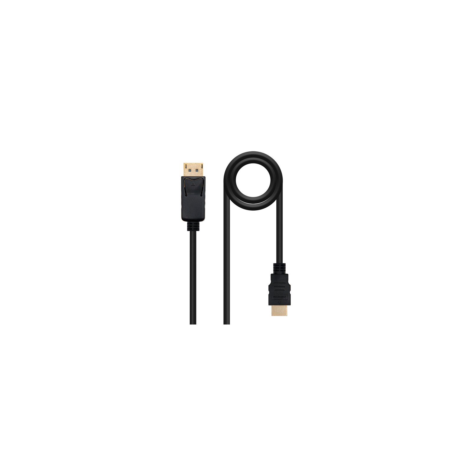 Conversor DisplayPort A HDMI 3 M Negro Nanocable