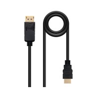 Conversor Nanocable DisplayPort a HDMI 5 M Negro