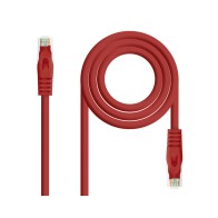 Nanocable RJ45 UTP Cat6a AWG24 0.5m Red Patch Cable