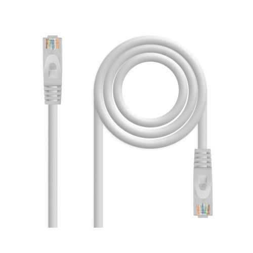 Cable De Red Latiguillo RJ45 UTP Cat6A AWG24 3 M Gris Nanocable