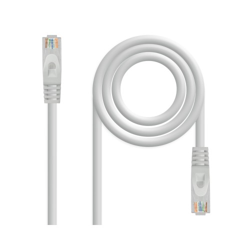 Cable De Red Latiguillo RJ45 UTP Cat6a AWG24 7 M Gris Nanocable