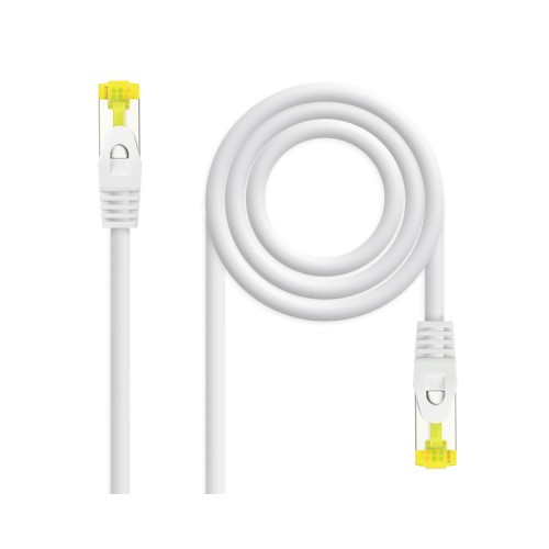 Nanocable RJ45 S/FTP Cat6A AWG26 Network Cable 2M White