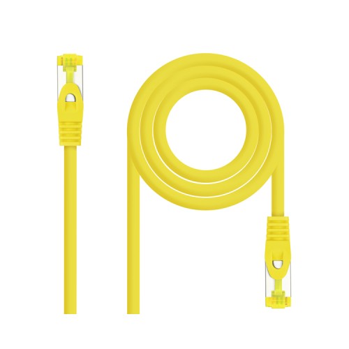 Nanocable RJ45 SFTP Cat6a AWG26 Network Cable 2 M Yellow