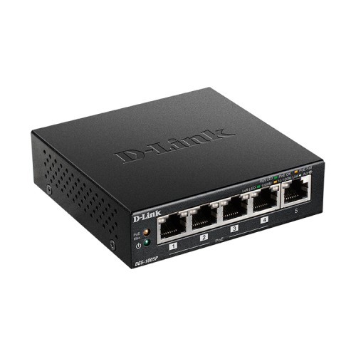 Switch D-Link de 5 Puertos con PoE