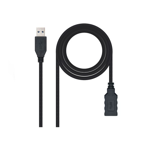 Cable USB Tipo A/M - A/H 1 M Nanocable