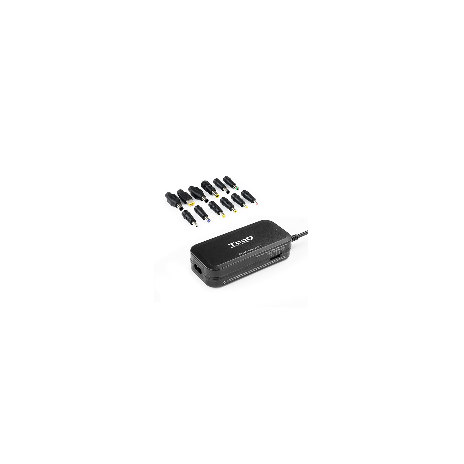 Cargador Manual 1xUSB 90W Negro Tooq