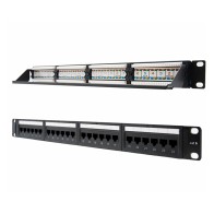 Patch Panel 24 Puertos RJ45 Cat.6 UTP