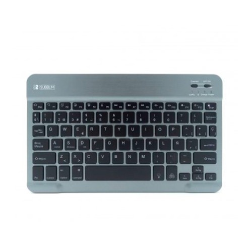 Smart Wireless Backlit Bluetooth Keyboard Grey Subblim