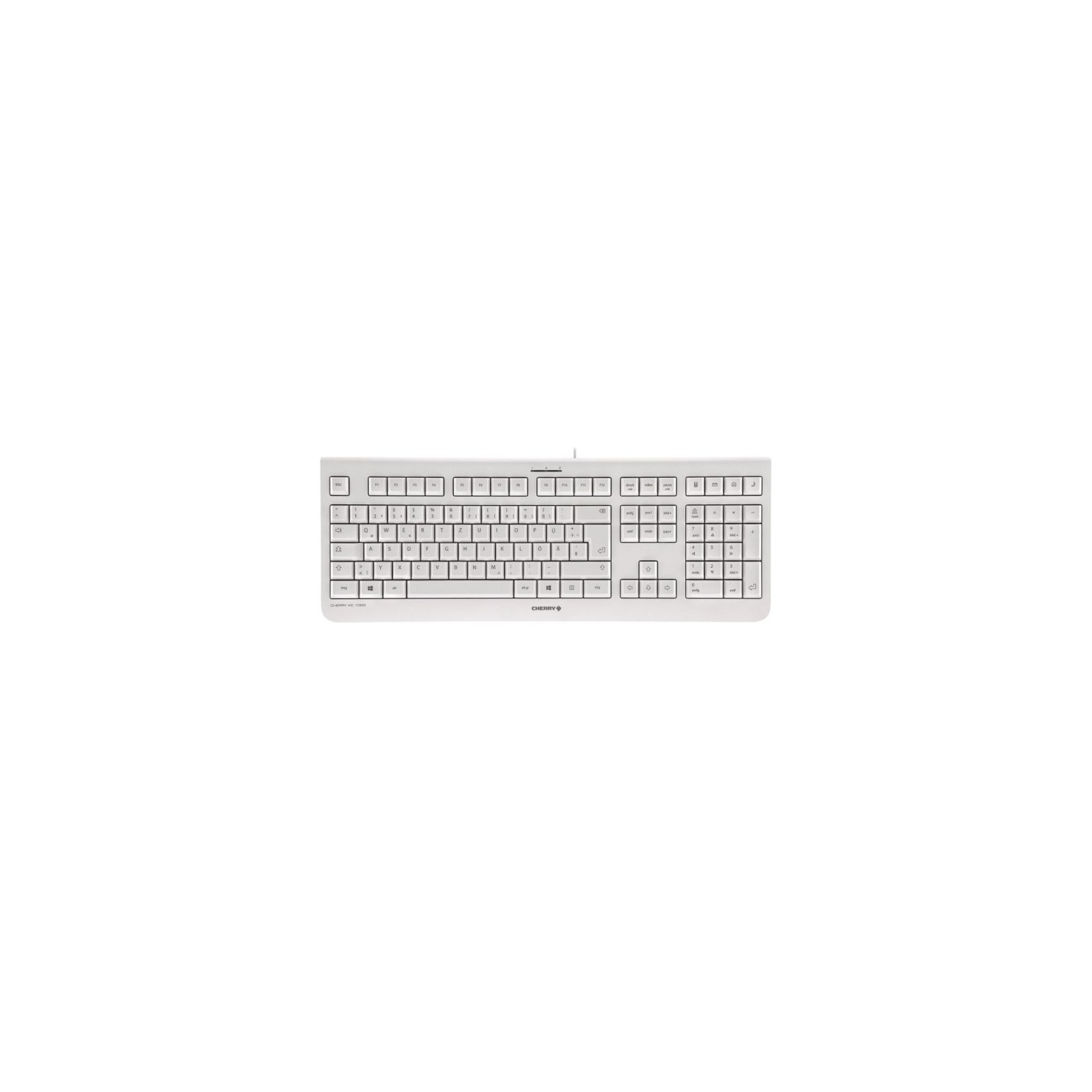 Teclado Kc 1000 Blanco Cherry