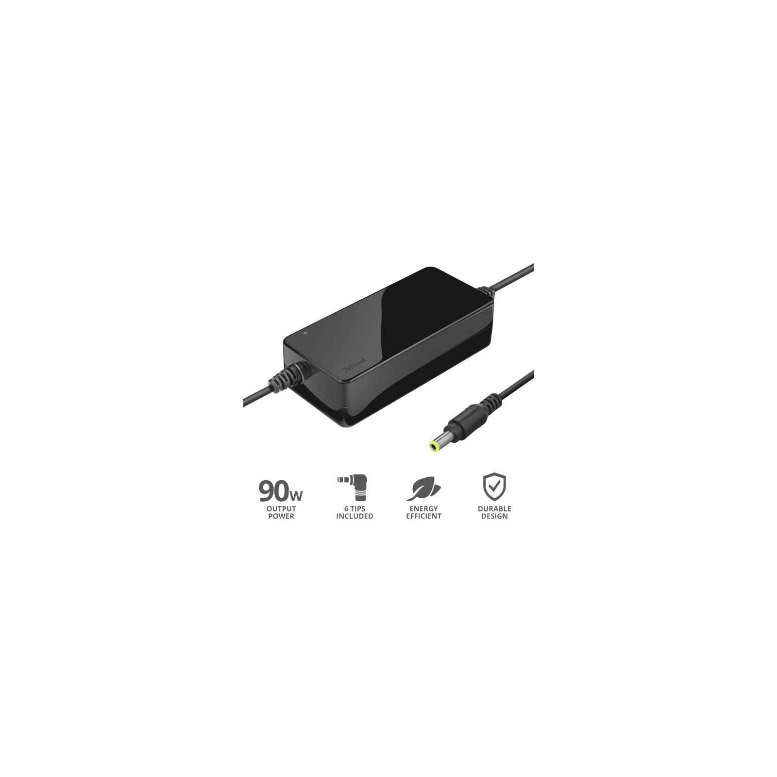 Primo Trust Universal Notebook Adapter 90W - Compatible with Major Brands