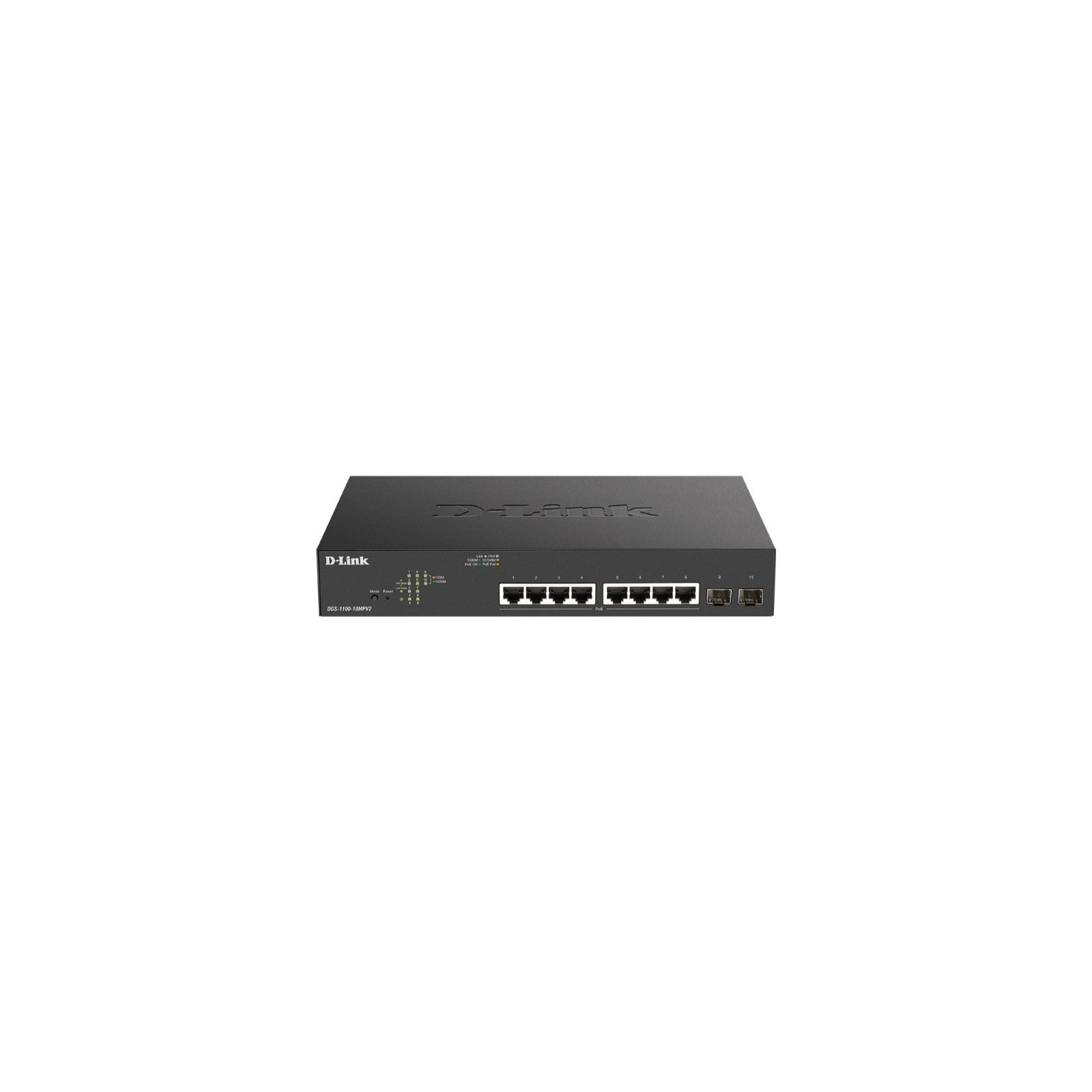 D-link 8 Ports Managed Switch with PoE+ and SFP