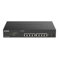 D-link 8 Ports Managed Switch with PoE+ and SFP