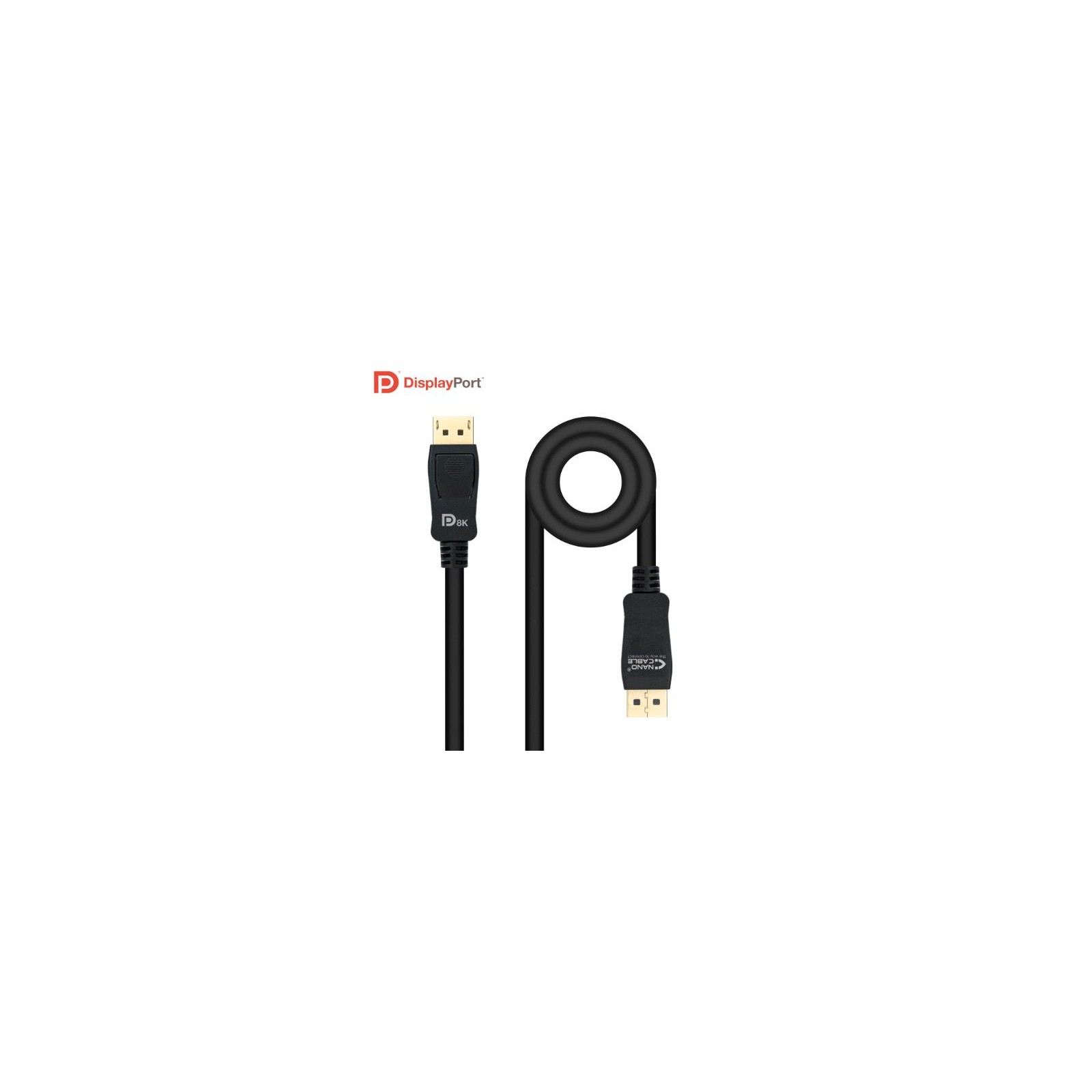 Nanocable 2M DisplayPort 1.4 Cable